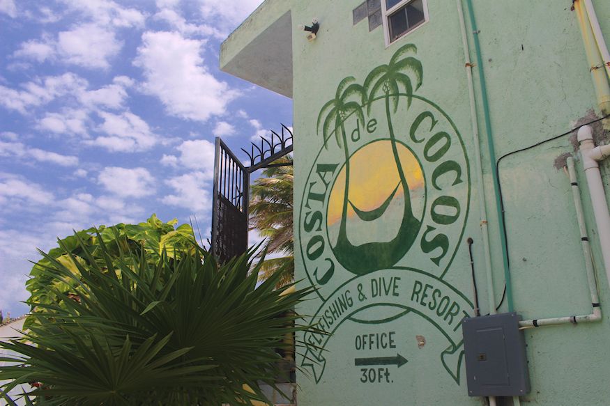 Costa de Cocos Resort Sign Xcalak