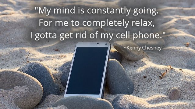 Chesney Quote Cell on Beach